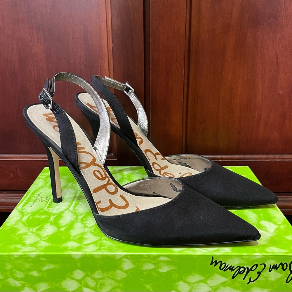 Sam Edelman Peau De Soie Slingbacks